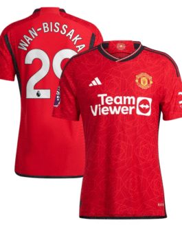 Aaron Wan-Bissaka Manchester United Shirt 2023/24 Home Player Jersey – Red