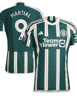 Anthony Martial Manchester United Shirt 2023/24 Away Player Jersey – Green