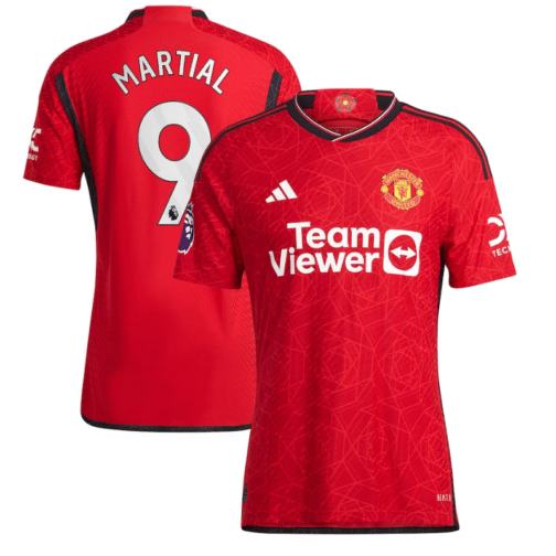 Anthony Martial Manchester United Shirt 2023/24 Home Player Jersey - Red