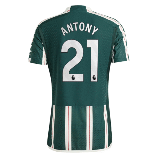 Antony Manchester United Shirt 2023/24 Away Player Jersey - Green - Image 3