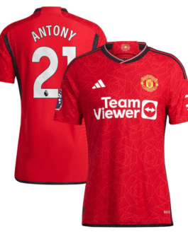 Antony Manchester United Shirt 2023/24 Home Player Jersey – Red