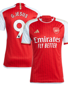 Gabriel Jesus Arsenal Shirt 2023/24 Home Player Jersey – Red