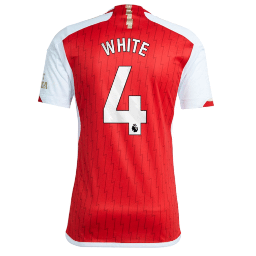 Arsenal Home Shirt 2023-24 with White 4 printing Jersey Red - Image 3
