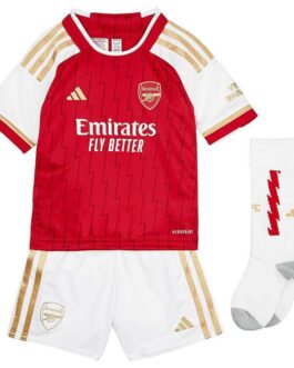 Arsenal Team 2023/24 Home Kids Custom Jersey – Red