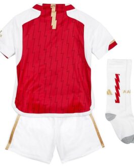 Arsenal Team 2023/24 Home Kids Custom Jersey – Red