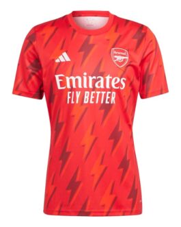 Arsenal Team  2023/24 Pre-Match Top Jersey – Red