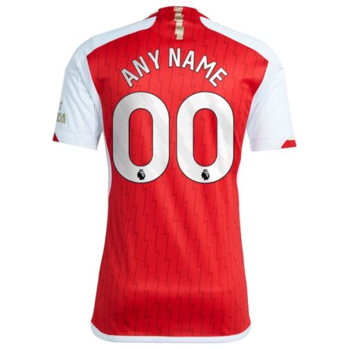 Arsenal Team Shirt 2023/24 Home Custom Jersey - Red - Image 2