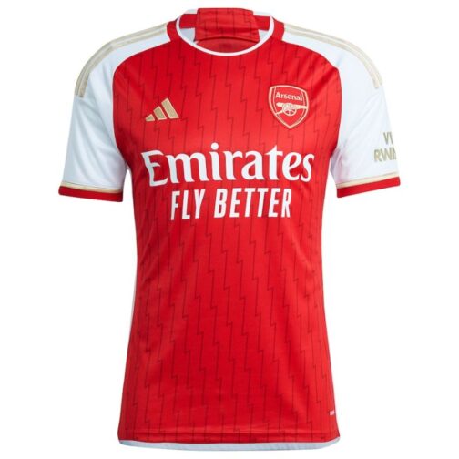 Martin Odegaard Arsenal 2023/24 Home Player Jersey - Red - Image 2