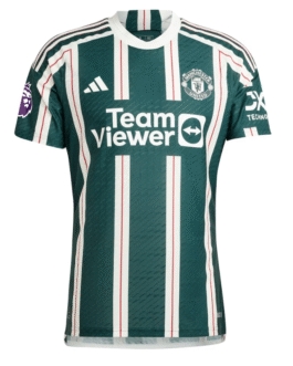 Alejandro Garnacho Manchester United Shirt 2023/24 Away Player Jersey – Green