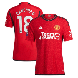 Casemiro Manchester United Shirt 2023/24 Home Player Jersey – Red
