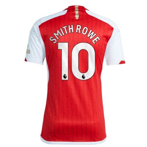 Emile Smith Rowe Arsenal 2023/24 Home Player Jersey - Red - Image 3