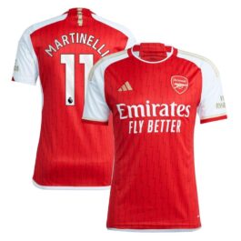 Gabriel Martinelli Arsenal 2023/24 Home Player Jersey – Red