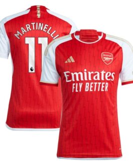 Gabriel Martinelli Arsenal 2023/24 Home Player Jersey – Red
