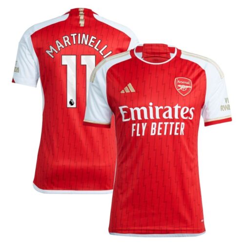 Gabriel Martinelli Arsenal 2023/24 Home Player Jersey - Red