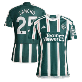 Jadon Sancho Manchester United Shirt 2023/24 Away Player Jersey – Green