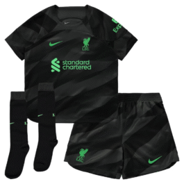 Liverpool Goalkeeper Kit 2023-24 – Kids Custom Jersey – Black