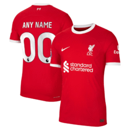 Liverpool Team 2023/24 Home Customized Jersey – Red