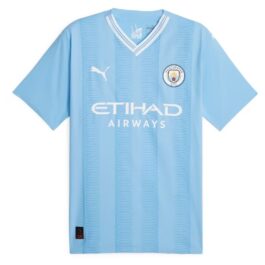 Manchester City Home Shirt 2023-24 with Lewis 82 printing Jersey – Sky Blue