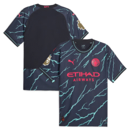 Manchester City Shirt 2023/24 Third Blank Jersey – Navy