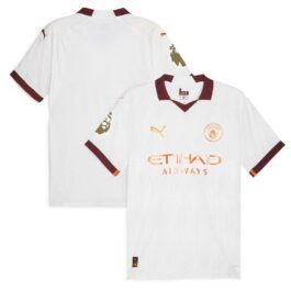 Manchester City Shity 2023/24 Away Jersey – White