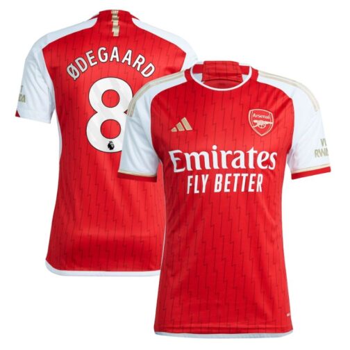 Martin Odegaard Arsenal 2023/24 Home Player Jersey - Red