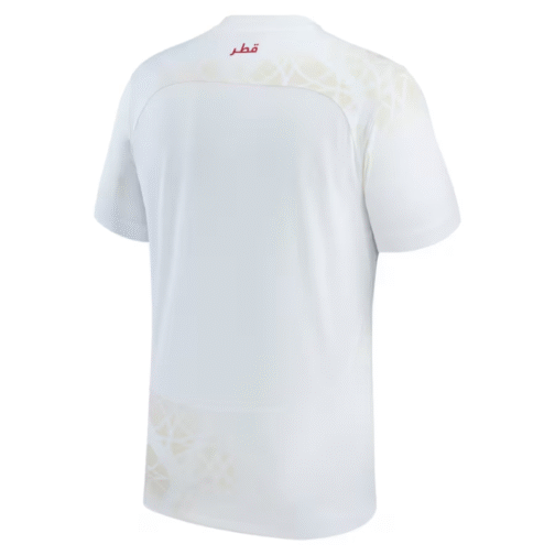 Qatar National Team 2022/23 Away Jersey - White - Image 3