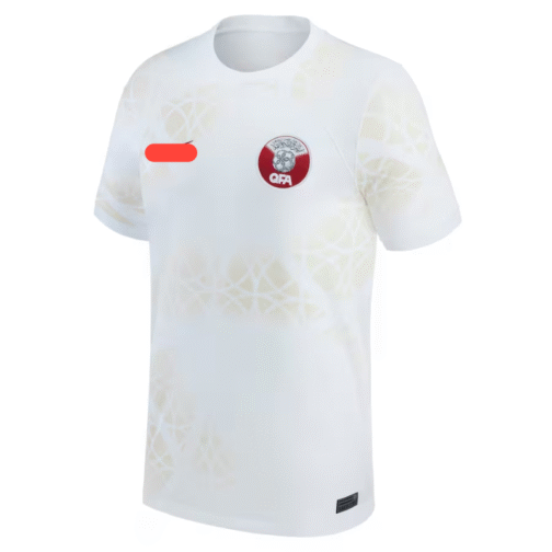 Qatar National Team 2022/23 Away Jersey - White - Image 2