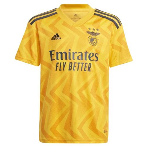 Benfica Away Shirt 2022-23 - Custom Jersey - Yellow - Image 2