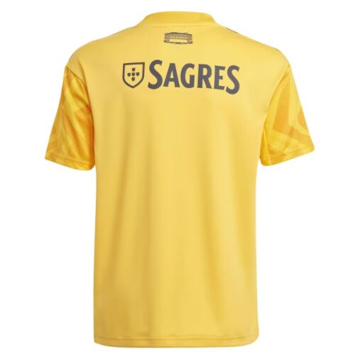 Benfica Away Shirt 2022-23 - Custom Jersey - Yellow - Image 3