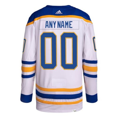 Buffalo Sabres Away Custom Jersey White - Image 3