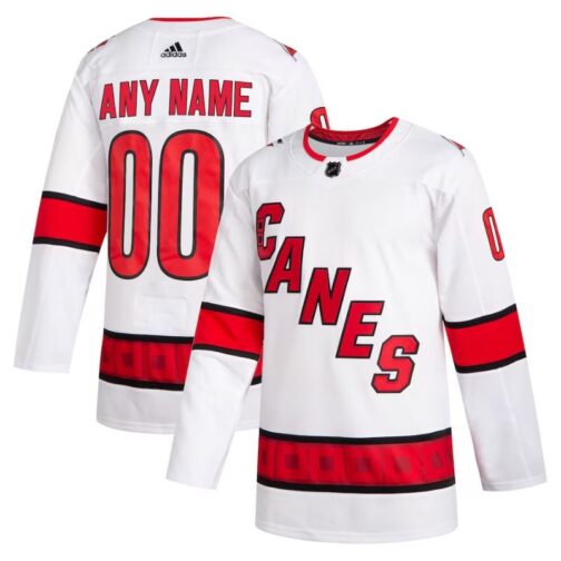 Carolina Hurricanes 2020/21 Away Custom Jersey White
