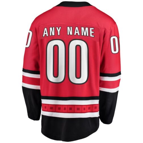 Carolina Hurricanes Alternate Breakaway Custom Jersey Red - Image 2