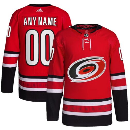 Carolina Hurricanes Alternate Custom Jersey Red