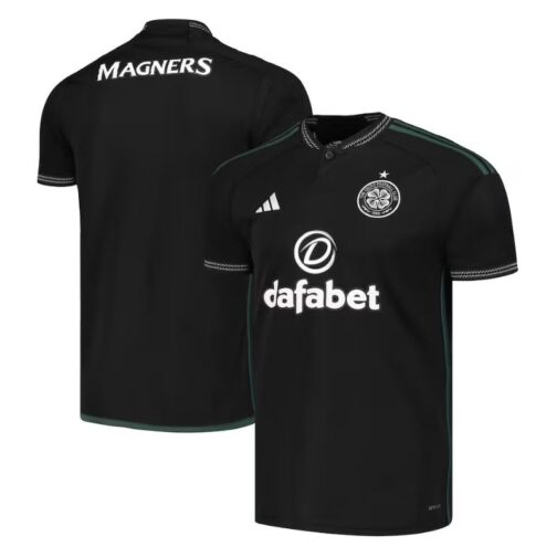 Celtic Shirt 2023/24 Away Custom Jersey - Black