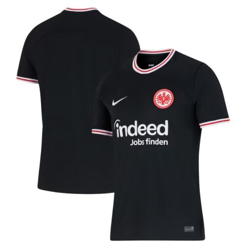 Eintracht Frankfurt Away Shirt 2023-24 Custom Jersey - Black