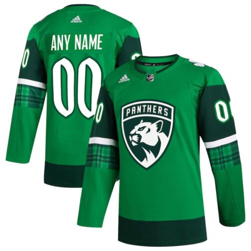 Florida Panthers Kelly Green Custom Jersey