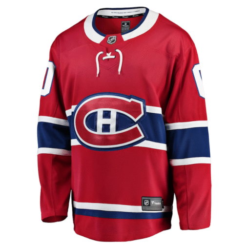 Montreal Canadiens Home Breakaway Custom Jersey Red - Image 3