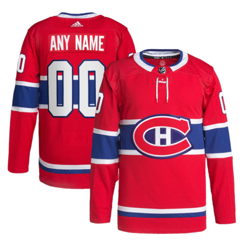 Montreal Canadiens Home Primegreen Custom Jersey Red
