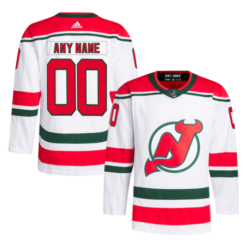 New Jersey Devils Heritage Primegreen Custom Jersey White