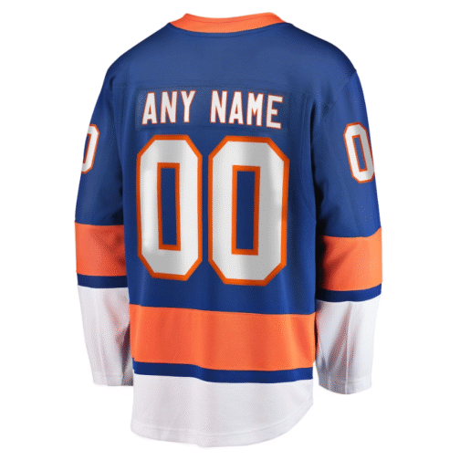 New York Islanders Home Breakaway Custom Jersey Blue - Image 2