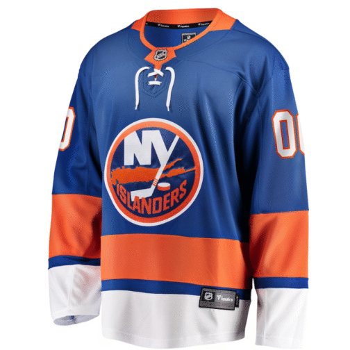 New York Islanders Home Breakaway Custom Jersey Blue - Image 3