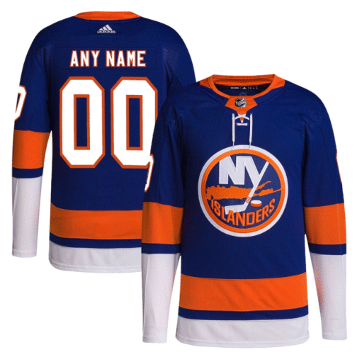 New York Islanders Home Primegreen Custom Jersey Royal