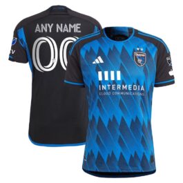 San Jose Earthquakes Shirt 2023/24 Custom Jersey – Blue