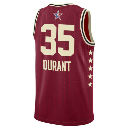 Kevin Durant Jordan Brand Unisex 2024 NBA All-Star Game Swingman Jersey - Crimson - Image 3