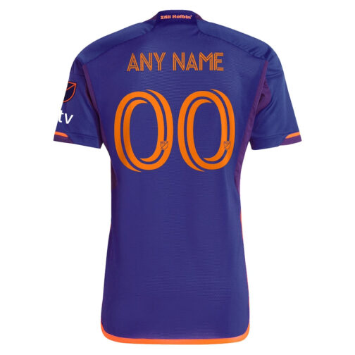 Houston Dynamo FC adidas 2024 Still Holdin' Authentic Custom Jersey – Purple - Image 3