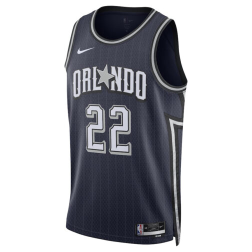 Franz Wagner Orlando Magic Nike Unisex 2023/24 Swingman Jersey - Navy - City Edition - Image 2