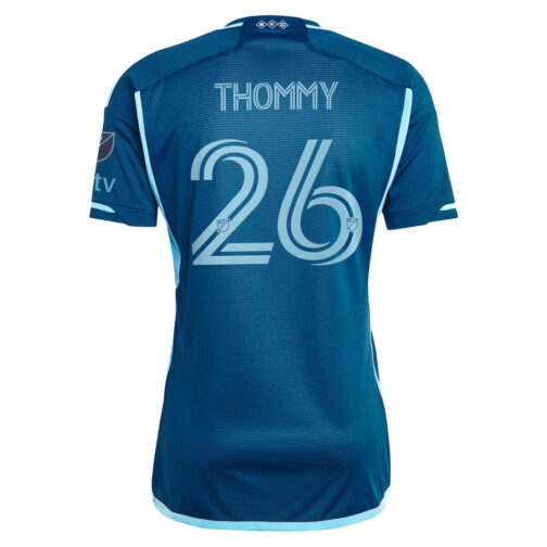 Erik Thommy Sporting Kansas City adidas 2024 Diamonds Our Forever Authentic Player Jersey – Navy - Image 3