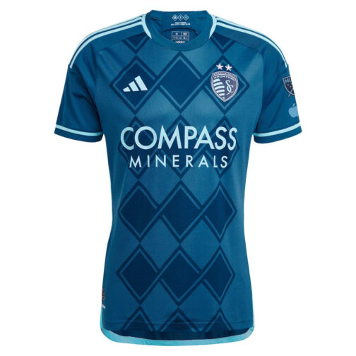 Erik Thommy Sporting Kansas City adidas 2024 Diamonds Our Forever Authentic Player Jersey – Navy - Image 2