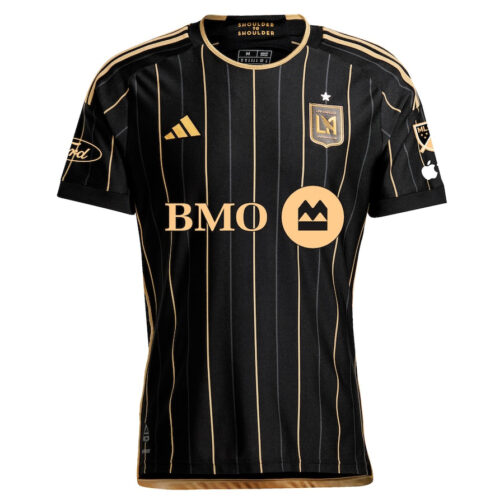 LAFC adidas 2024 Primary Authentic Custom Jersey - Black - Image 2