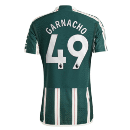 Alejandro Garnacho Manchester United Shirt 2023/24 Away Player Jersey – Green
